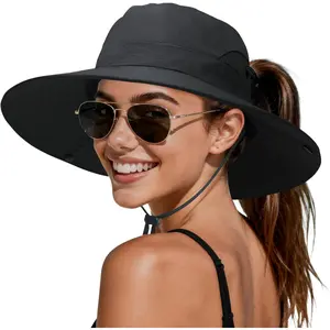 Sun Beach Hats for Women Men UV Protection Wide Brim Foldable Fishing Sun Bucket Hat Outdoor Essentials
