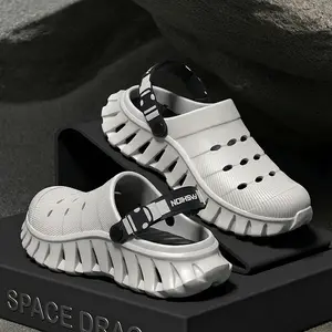 FoamFam Summer Men's Booties - Lightweight, easy to clean, slip-resistant, breathable, shock-absorbing, and durable. Ideal for outdoor and indoor use in summer.