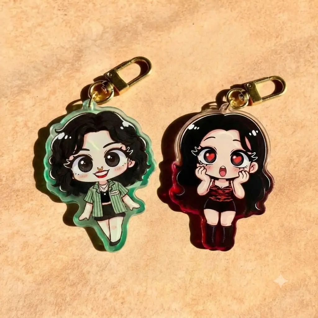 Obsession Nikki Acrylic Keychain, Movie Fans Gift