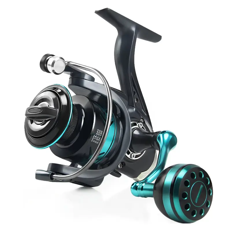 Ambidextrous Spinning Fishing Reel, Aluminum Alloy 1000-7000 Series, 5.2:1 Speed Ratio, Large Capacity Spool, All-Metal Spherical Grip Pill