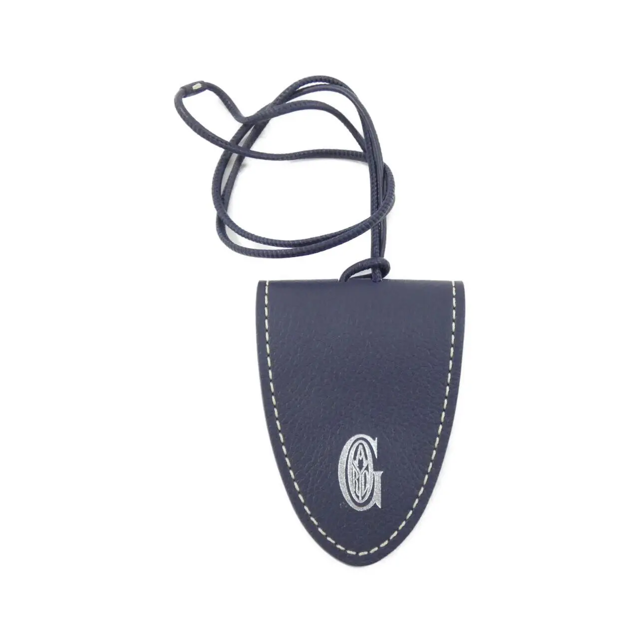 Pre-owned Goyard Calfskin Small Leather Goods Croc Universel calf Bag Clip
