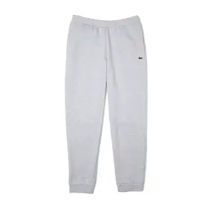 Men's Lacoste Grey Chine Tapered Fit Fleece Trackpants