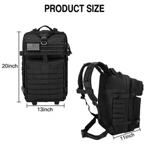 Wolt Tactical Outdoor Backpack - Durable, Spacious, Multi-Compartment Luggage Bag for Hiking & Camping Adventures,summervibes