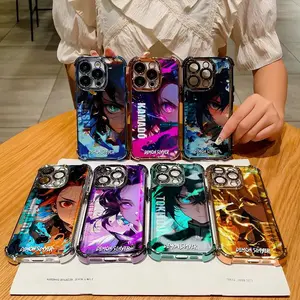 Demons Slayers Plating Case For iPhone 17 16 15 14 13 12 11   - The Fashionable Design Phone Case Best New Year Gift For Fans!