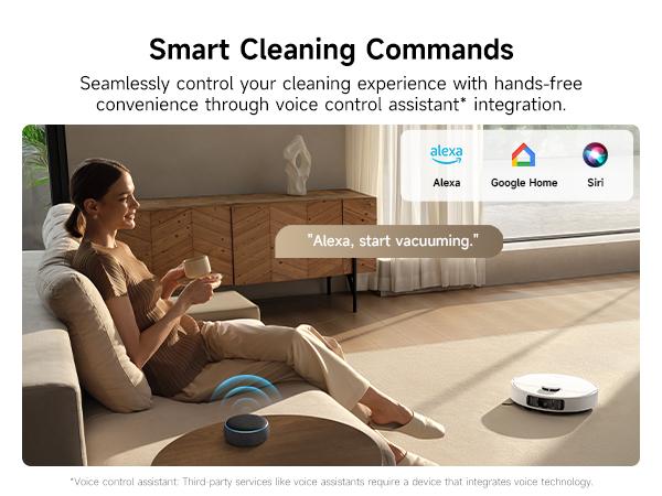 DREAME D30 Ultra Robot Vacuum and Mop, 25,000Pa Powerful Suction, All-in-One Base Station with 100 Days Auto-Empty, MopExtend Tech for Edge Cleaning, Smart Obstacle Avoidance, White