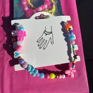 Girls cotton Candy necklace