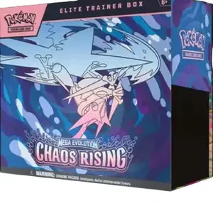Chaos Rising Elite Trainer Box Trading Card Collectible Collectible Trading Cards Authentic Sealed Tcg