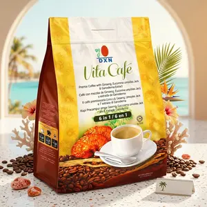 Lingzhi Coffee 6 in 1 Lite, 20 Pack Ganoderma Coffee, Instant Beverage