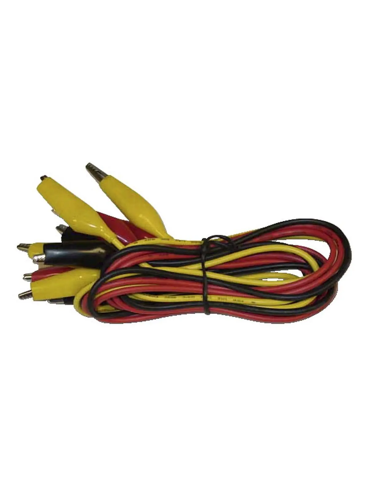 American Scientific 120-4631 18 in. Insulated 18 Gauge Alligator Clip Test Leads - Pack of 6