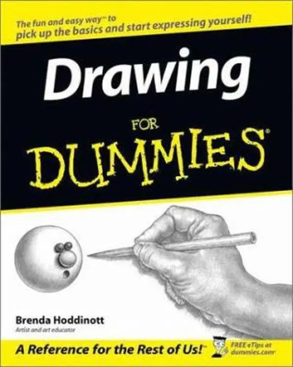 Used Good Book - Drawing for Dummies by Brenda Hoddinott (Paperback, English) - Humanities & Social Sciences Reading Material for Beginners to Develop Eye for Basic Shapes, Create Lifelike Doodles