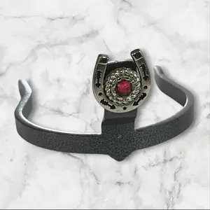 Horseshoe Concho Cowgirl Cuff - Elegant Design for Women, Comfortable Fit, Ideal for Everyday Wear