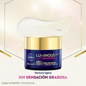 cream luminous 630 anti-manchas night repair cream 50ml