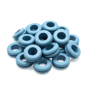 Fermentaholics Light Blue Airlock Fermentation Replacement Grommets for Fermenter Lid – 20 Pack: Grommet Fits 1/2 Inch Hole, For Standard 3/8 in Airlocks, Beer, Wine, Cider, Mead, Fermented Foods, & More