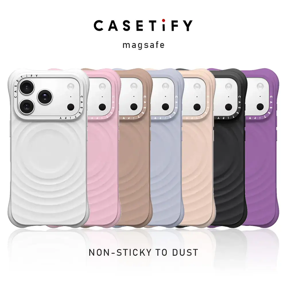 CASETiFY Ripple Case for iPhone – MagSafe Compatible, Shock-Absorbent, Phone Protection – iPhone 11/12/13/14/15/16/17/Pro/Max