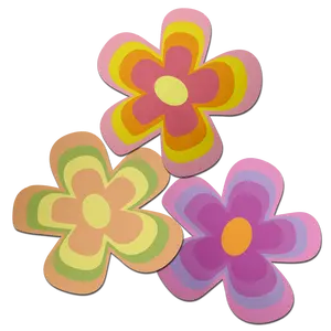 Groovy Flower Pasties by Pastease