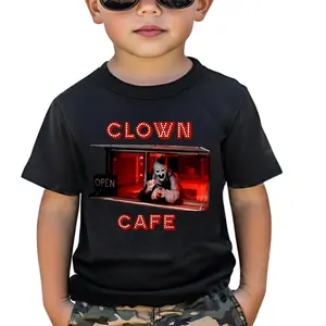 Terrifier Art The Clown Youth & Adult Shirt, Creepy Slasher Film Graphic Top, Horror Movie T-Shirt, Scary Clown Tee