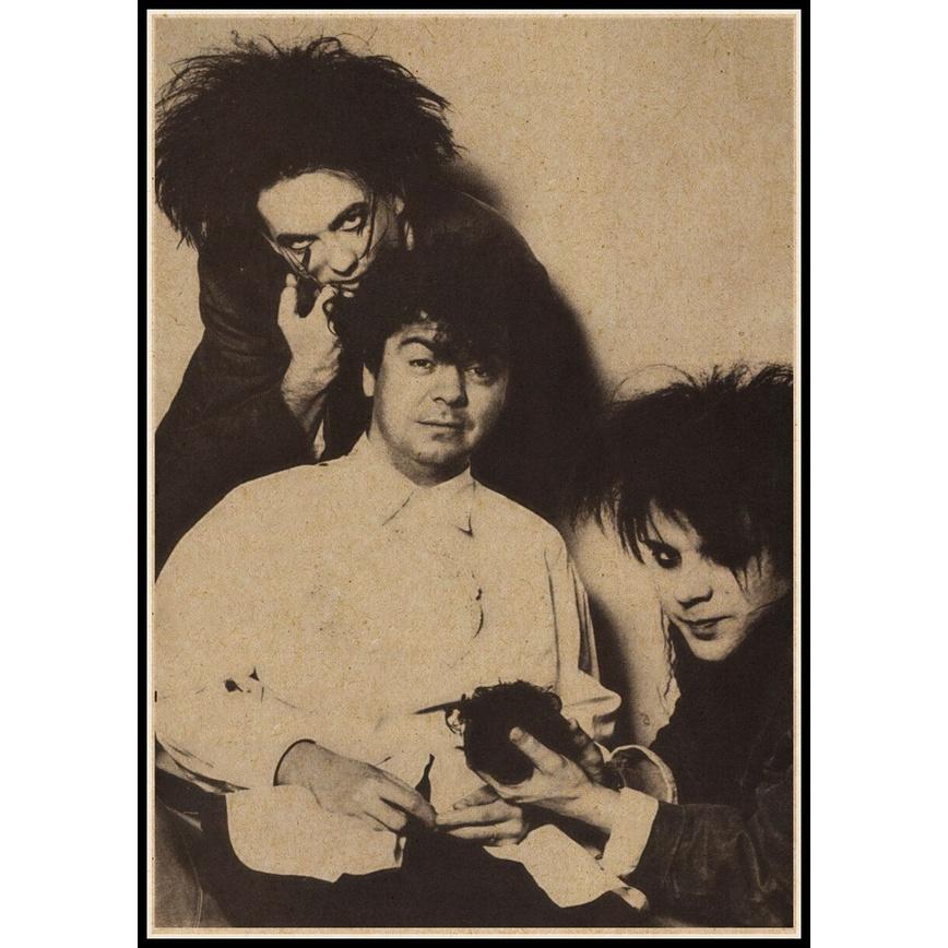 Vintage The Cure Rock Poster Home Decor Kraft Paper Retro Wall Art Pictures Band Music Stickers