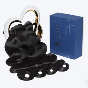 LuckLady 16A Raw Bundles Human Hair Body Wave Triple Lifespan Virgin Remy Hair 100% Unprocessed Indian Hair 14-30 Inches