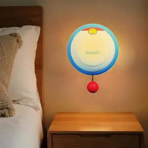 level dimmable silicone wall light, rechargeable touch LED wall light, tactile light, children's bedroom decoration, battery-powered bedroom hanging night light, children's night light.