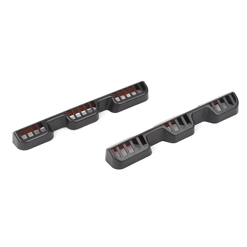 CheroCar 2-Piece ABS Plastic Under Seat Air Vent Protector Set for 2018+ Dodge Ram Truck, 18*7*4 cm, UV-Resistant, Scratch-Resistant Laser-Cut Car Interior Molding, Easy DIY Installation, Perfect Fit Truck Accessories