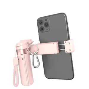 2025 Mini Size 4-in-1 Multifunctional Selfie Stick – 360°Rotation, Compact & Stylish, with Wireless Bluetooth Control, Phone Holder for Selfies/Video Recording/Vlogging, Compatible with Most Phone Models ,Maxinum Extend to 15.75 inches