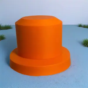 Orange Cone Stack Bracelet Wrap Fits 5-7 Bracelets Oval Shaped Jewelry Organizer for Enthusiasts 1/2 Inch Base 2 Inch Top Compact Storage Solution