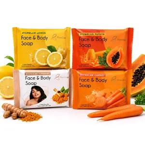Byenblan 4-PCS Variety Pack, Facial & Body Cleansing Soaps for Skincare