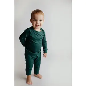 Ribbed Forest Green Jammies