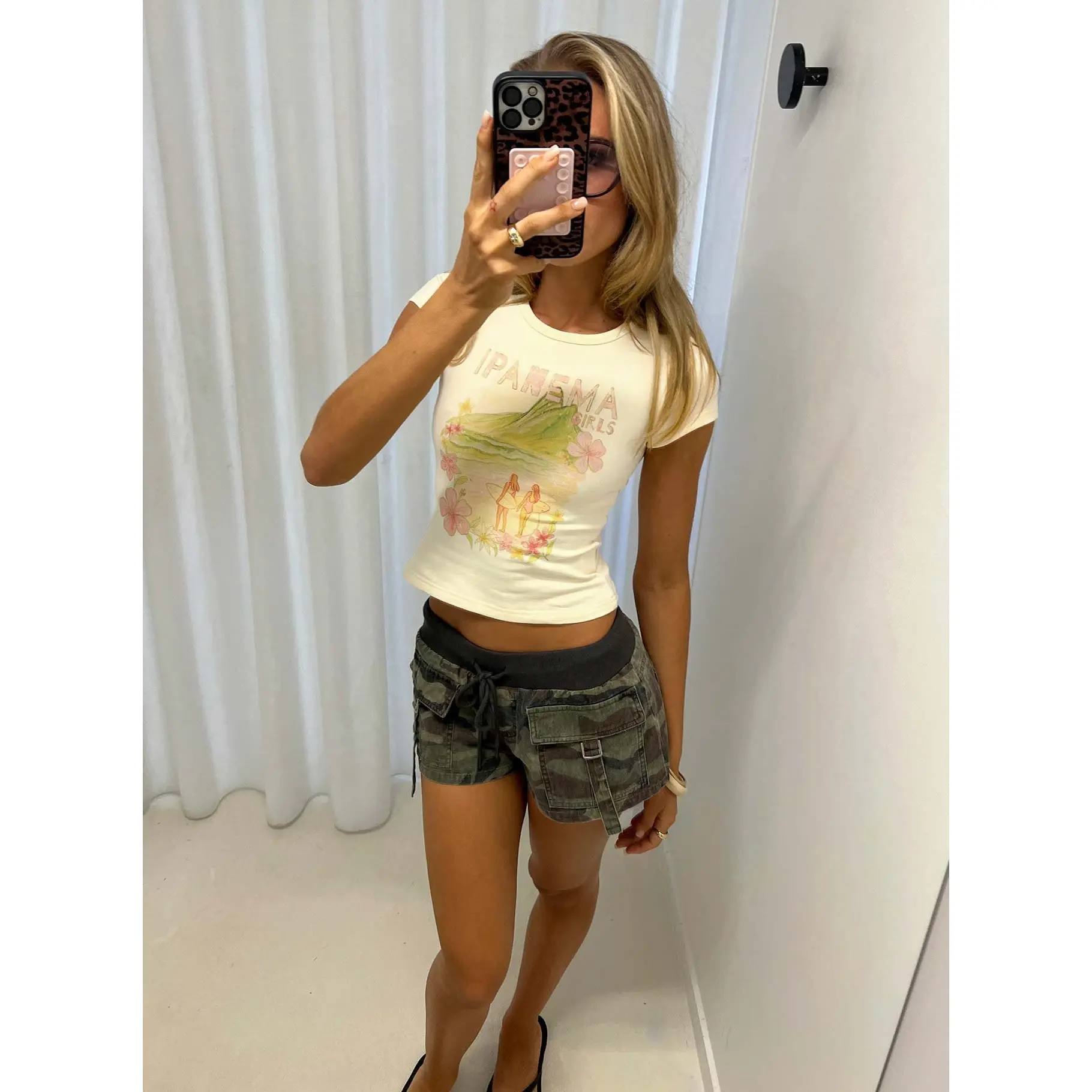 Ipanema Girls Graphic Baby Tee Lemon