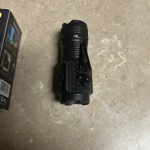 2-Pack Small Cannon Flashlights: Mini Camping Lights with High Lumens, 3 Modes & Zoomable Beam! Usb Rechargeable Headlamp