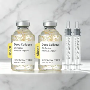 Sungboon Editor Silk Lifting Peptide Ampoule 1.35 fl oz, Collagen-Enriched Facial Serum for Home Use, Lifts Skin, Erases Wrinkles, Leaves Skin Plump and Smooth