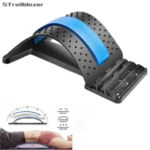 Back Stretcher for Lower Back Pain Relief, 4 Level Adjustable Lumbar Back Cracker Board, for Scoliosis, Spine Decompression, Sciatica