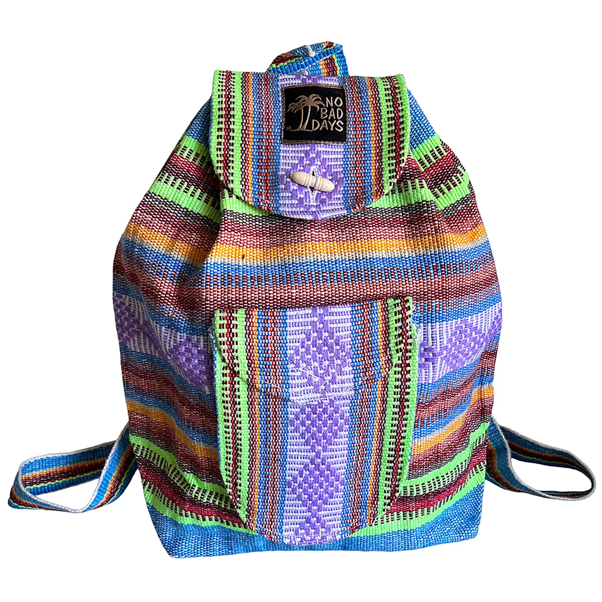 Baja Backpack - Lavender Lime Blue