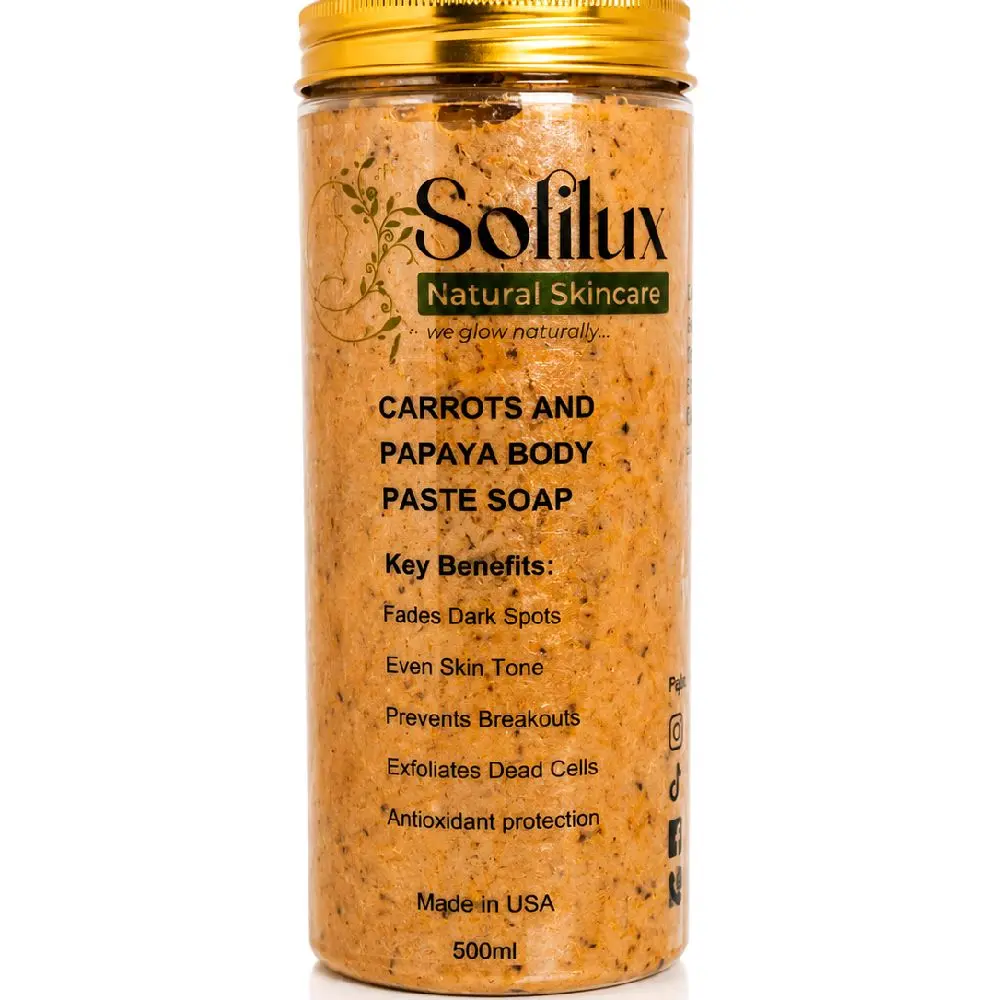 CARROT AND PAPAYA PASTE SOAP