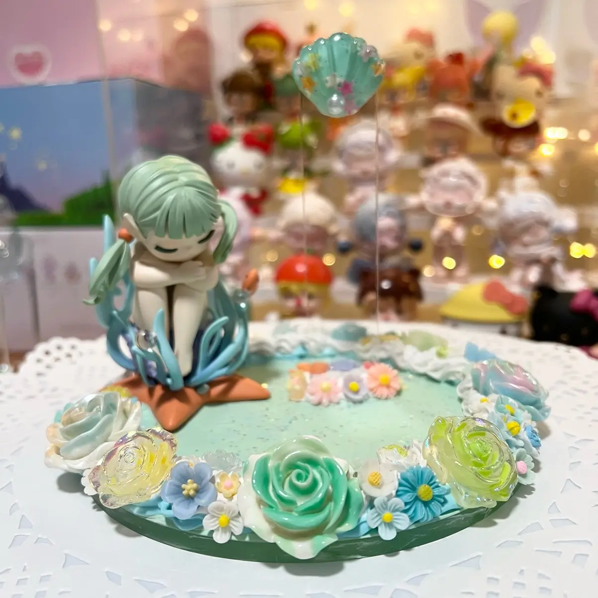 Decoden Cream Phone Holder K0003