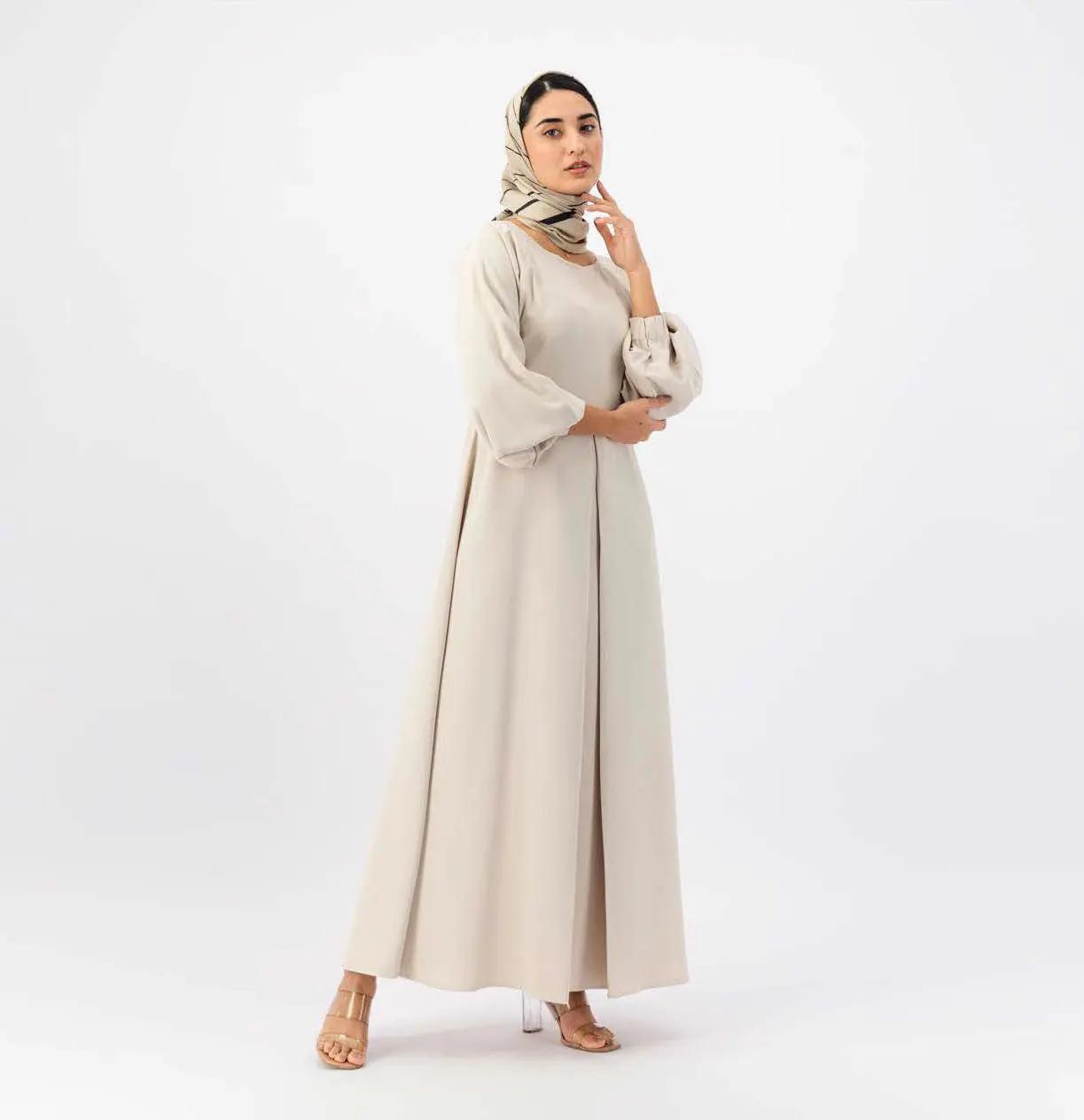 Classic Beige Abaya