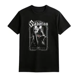 Sabaton Templars Unisex T-Shirt, Legends Metal Album Hoodie, Crewneck Sweater, Stylish Apparel Sweatshirt Cotton Fabric Menswear