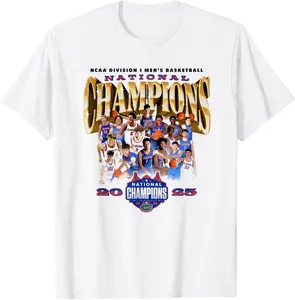 Florida 2025 Men's Basketball National Champions NIL T-Shirt