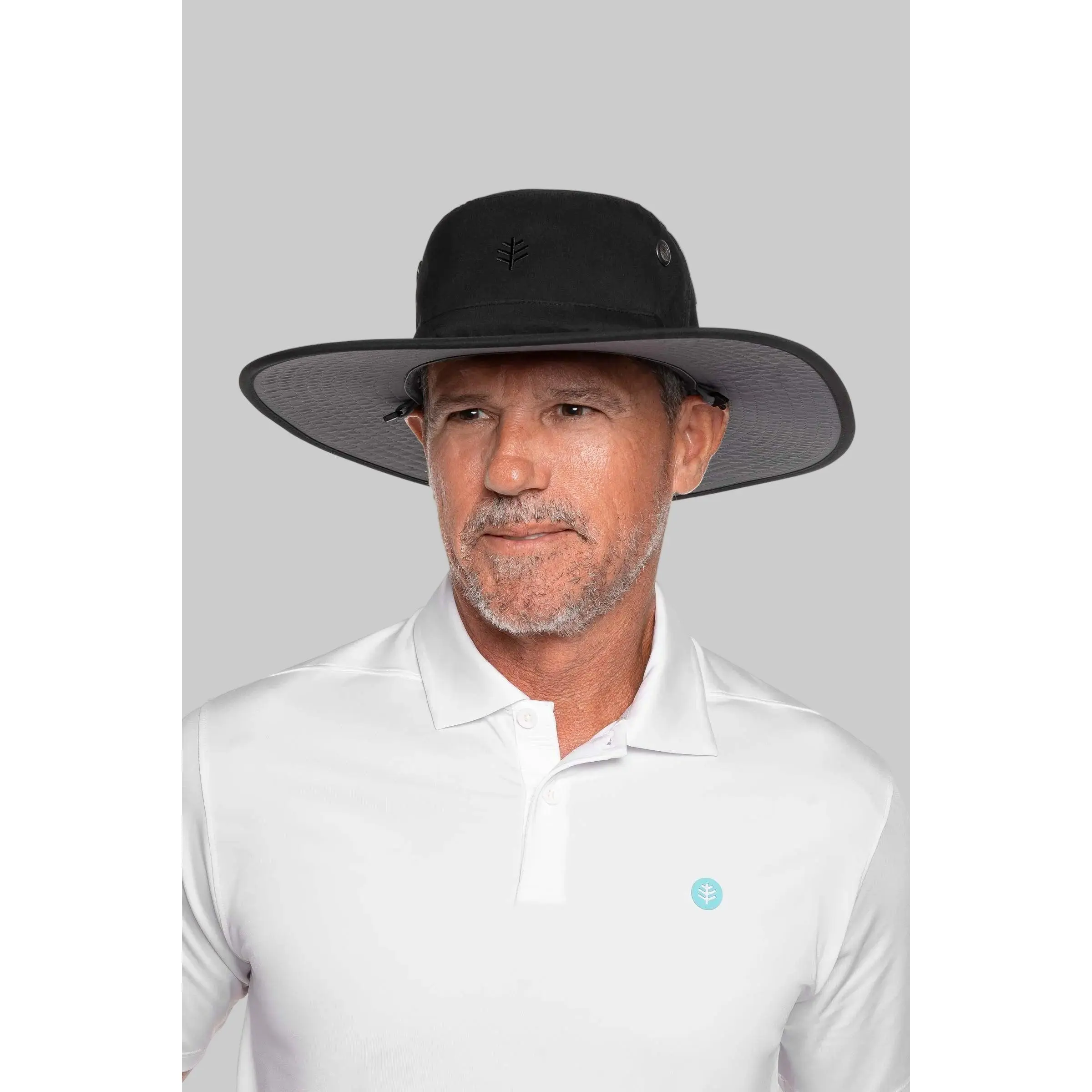 Leo | Shapeable Wide Brim Hat | Black