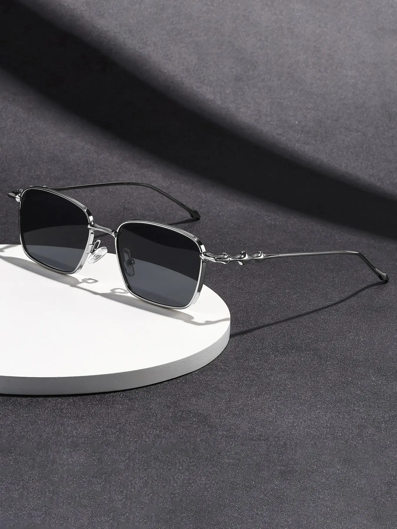 Square Irregular Shaped Sunglasses for Men and Women Trendy Small Frame Narrow Frame Sun Glasses Retro Sunglasses, Modern Sunglasses, Stylish Sunglasses, Fashionable Sunglasses