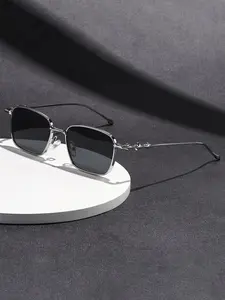Square Irregular Sunglasses for Men and Women Trendy Small Frame Narrow Frame Sun Glasses New High-end Retro Sunglasses, Modern Trendy Sunglasses