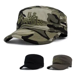 Camouflage Baseball Cap Men and Women US Marines Embroidered Military High Quality Caps