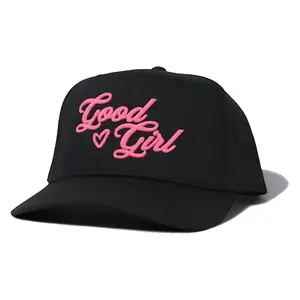 Good Girl Embroidered Baseball Cap Custom Thread Color Vintage Soft Cotton Adjustable Hat Trendy Streetwear Gift for Men & Women