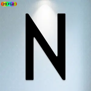 1pc Letter N Metal Wall Art, Minimalist Letter N Statue Mural, Ideal Gift for New Year, Easter, Letter Decor Enthusiasts, Rust-Resistant Metal Wall Decor Wall Sculptures, Perfect for Living Room Wall & Garden Fence, Stylish Modern Home Decor