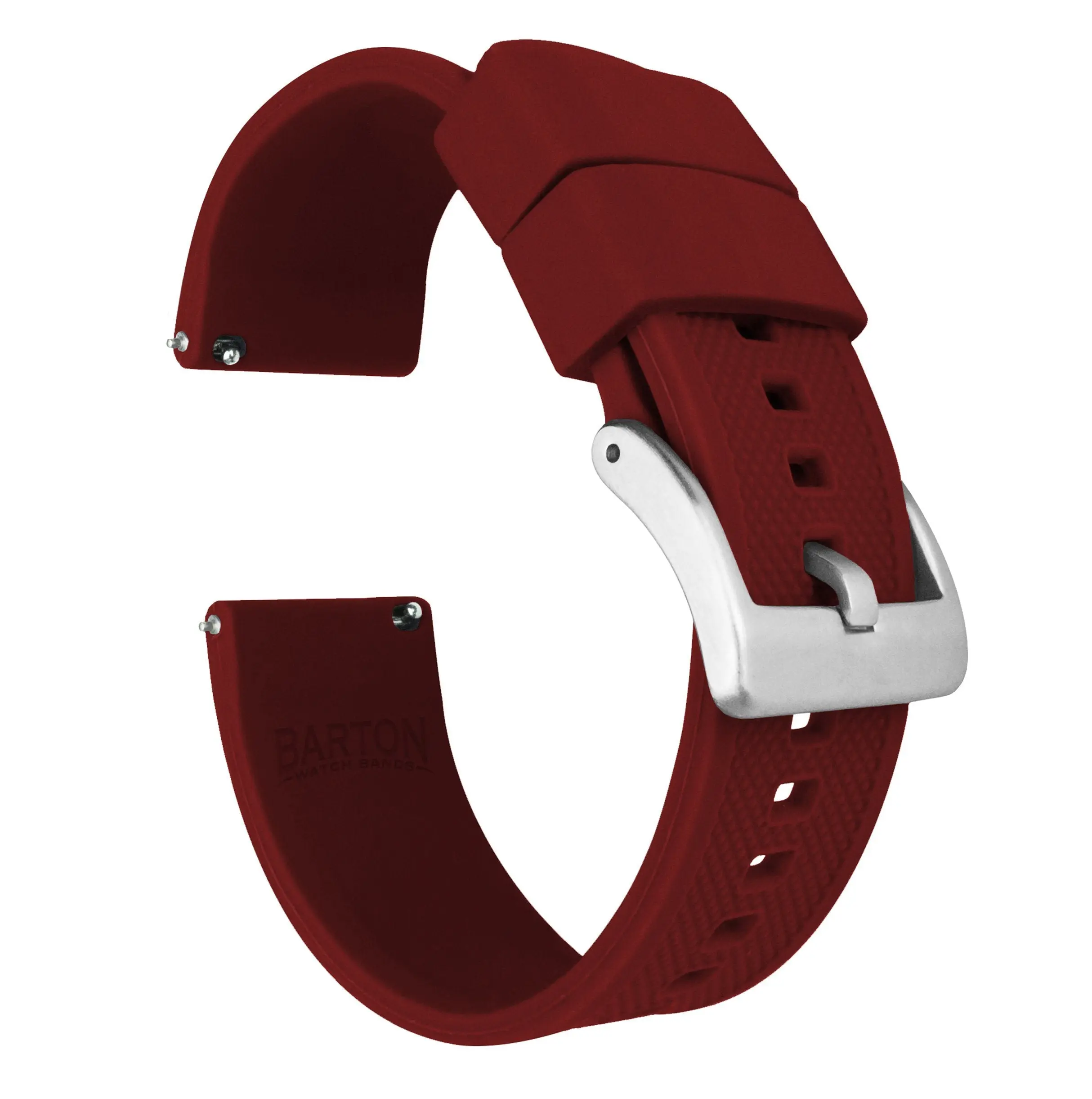 Coros Elite Silicone Crimson Red Watch Band