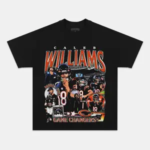 Caleb Williams - Bears Tee T-Shirt & Sweatshirt Unisex Crewneck Made in 100% Cotton, Design & Printed In The USA