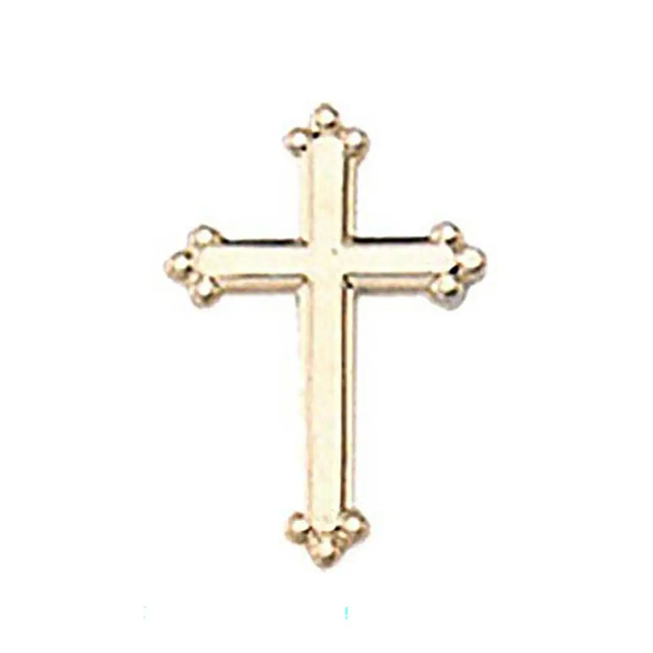 Budded Cross Lapel Pin