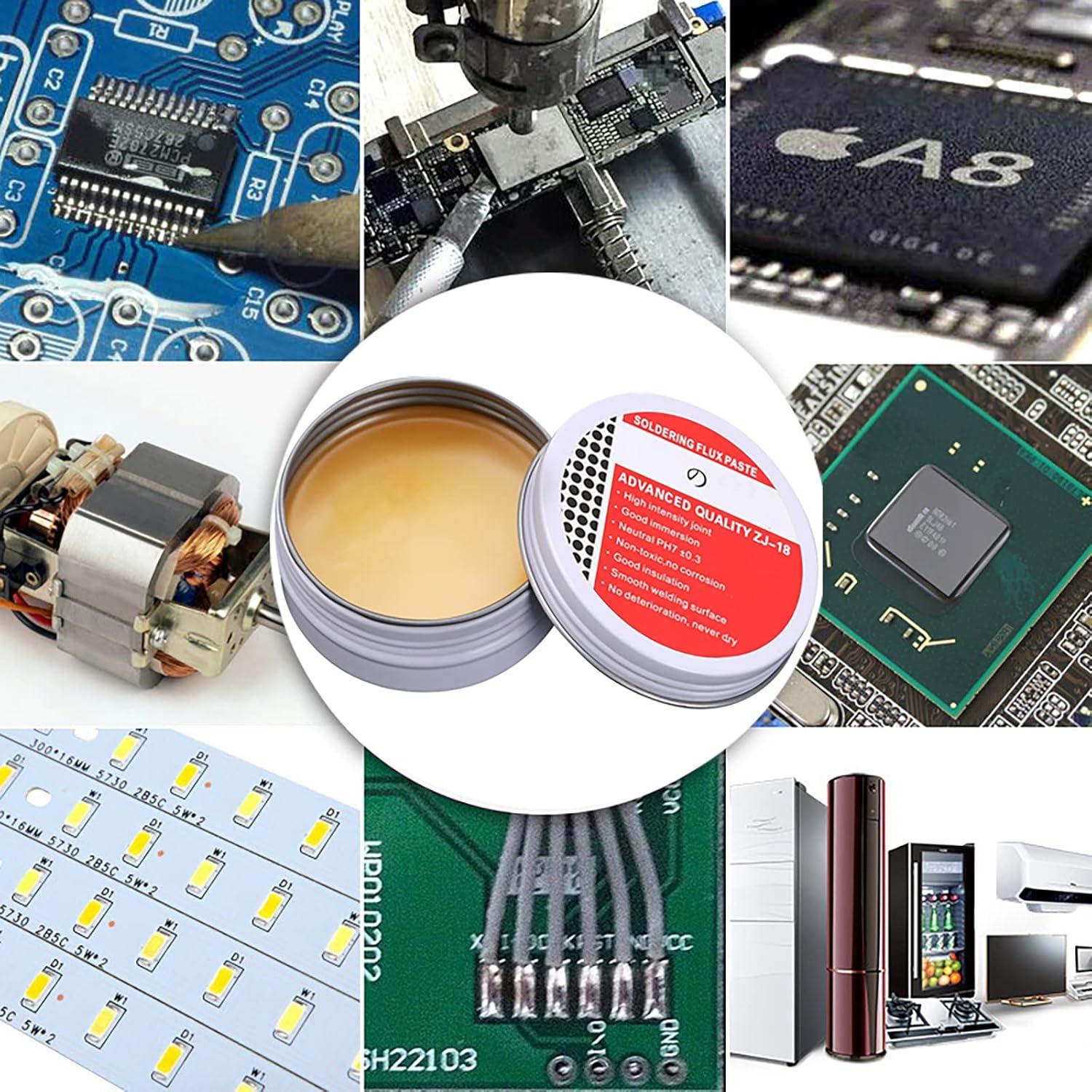 Solder Paste, Flux Paste, Lead-free Eco-friendly Solder Wire, Soldering Iron, Repair & Soldering Supplies, Rosin, Soldering Oil, Flux