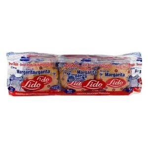 2 PACK PAN DULCE COCO MARGARITA LIDO  9 unidades de 297 gramos c/u