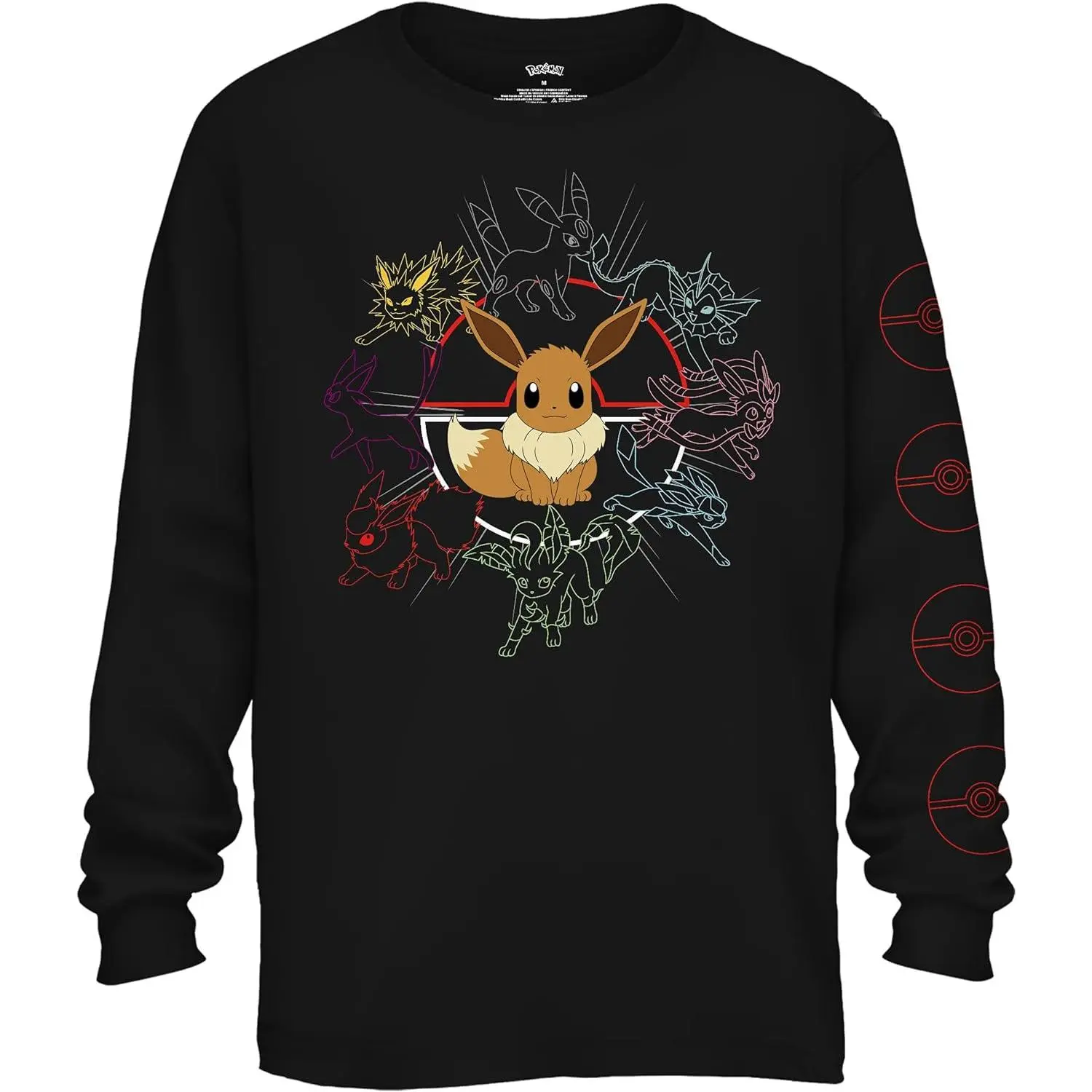 Pokémon Mono Eeveeloutions Eevee T-Shirt